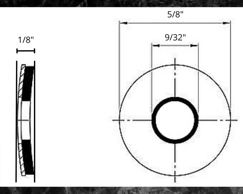 BCP Fasteners 100 Qty 1/4" Stainless Steel EPDM Bonded Sealing Neoprene Rubber Washers #14 (BCP640) - Image 4